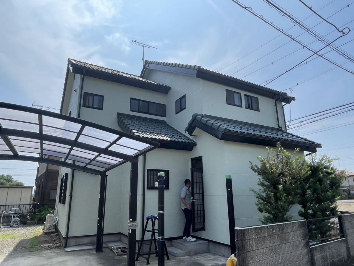 足利市　K様邸　外壁塗装 | 屋根塗装