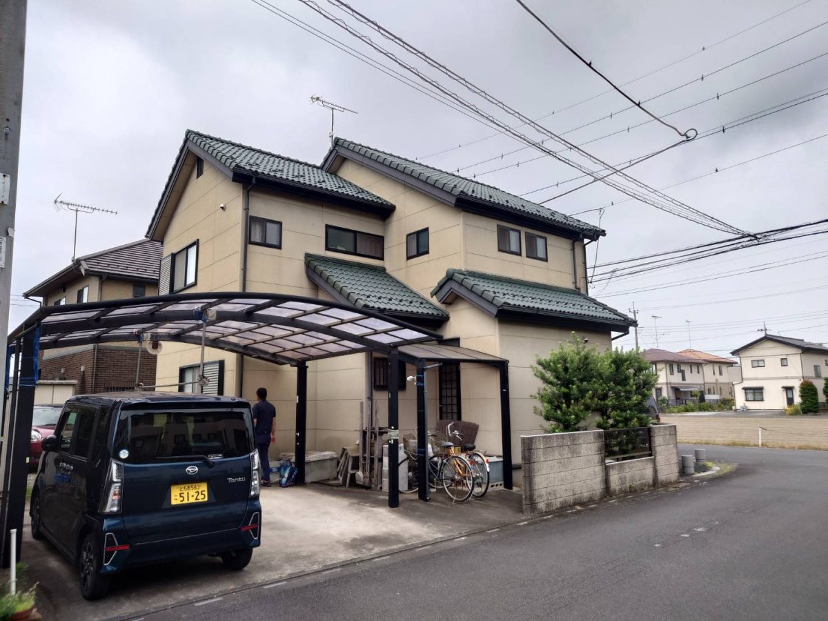 足利市　K様邸　外壁塗装 | 屋根塗装